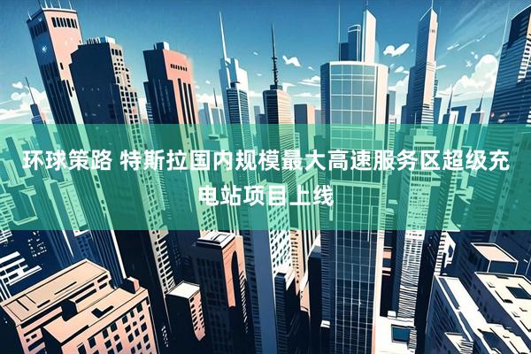 环球策路 特斯拉国内规模最大高速服务区超级充电站项目上线