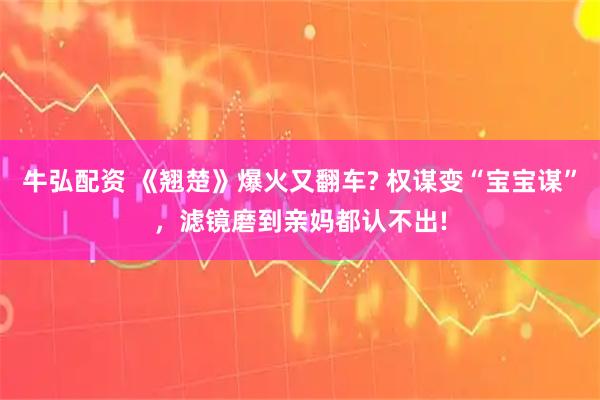 牛弘配资 《翘楚》爆火又翻车? 权谋变“宝宝谋”，滤镜磨到亲妈都认不出!